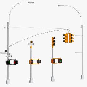 3D Traffic Lights model